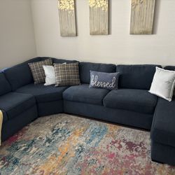 Blue Sectional 