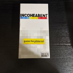 Incoherent Card Game 