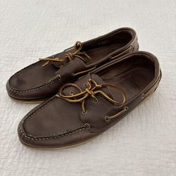 Allen Edmonds Westbrook Made in USA Moc Boat Slip on Dress Shoes Size 11