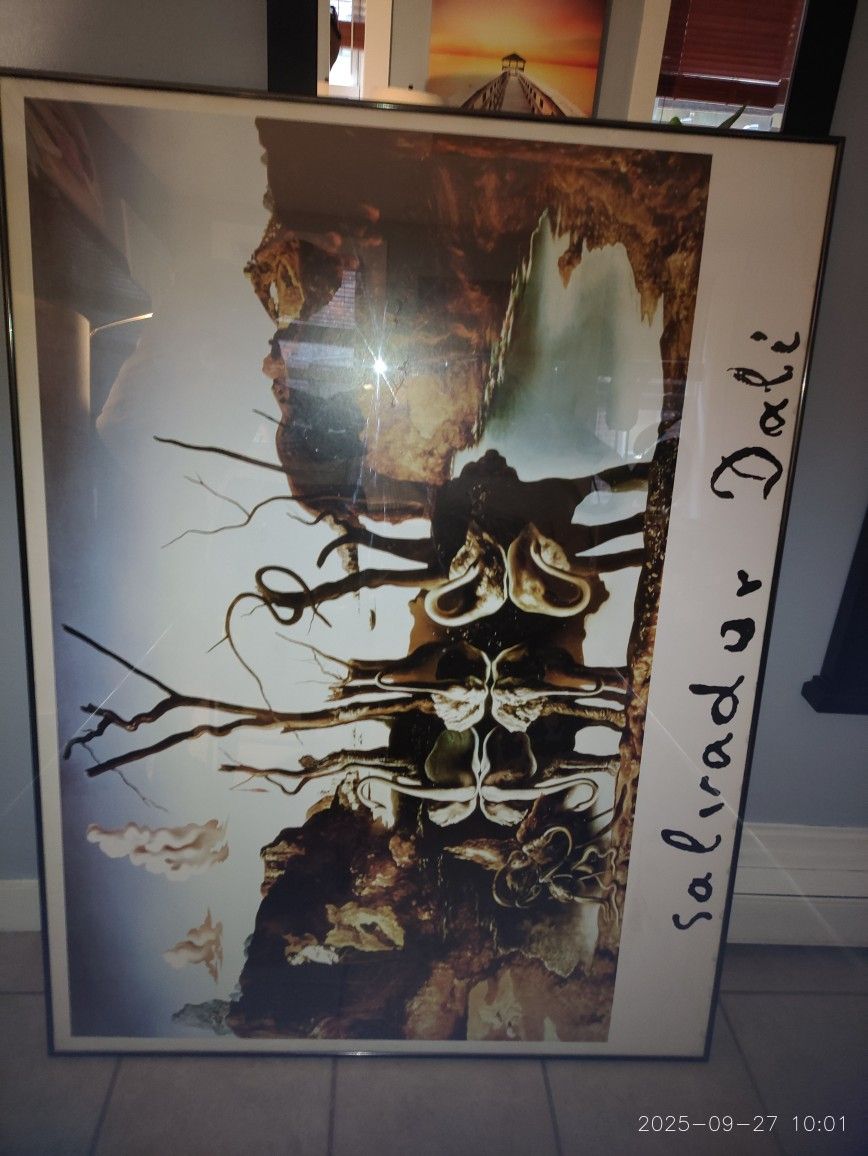Salvador Dali 50X38 Print Wall Art