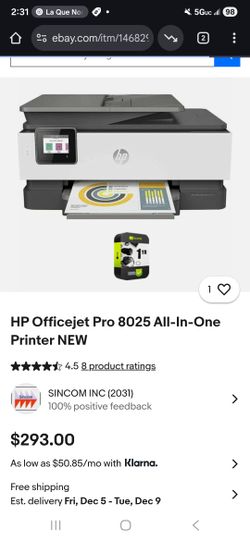 HP Officejet Pro 8025