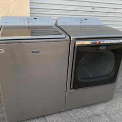 Maytag Bravos Washer And Gas Dryer Set Extra Large Capacity 