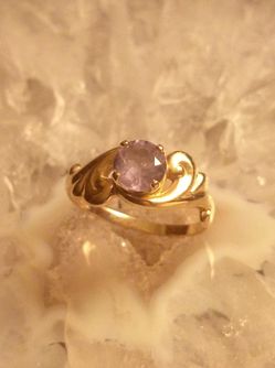 14k Amethyst Ring