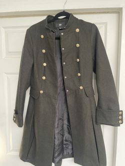 H&M Wool Army Fitted Jacket 