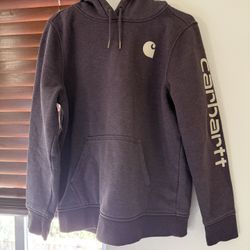 Carhartt Hoodie Size L 12/14 Youth Or Women’s Small