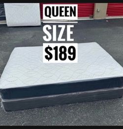 Queen Mattress Set – Medium – Brand New – Delivery Available 🚚
