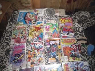 Marvel Comics Lot X-Men Captain America Gambit
