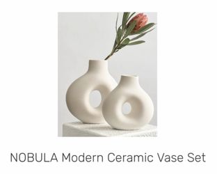 Modern Ceramic Vase Set 