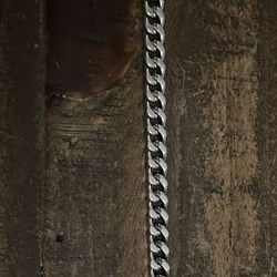 9” Stainless Steel Curb Bracelet 