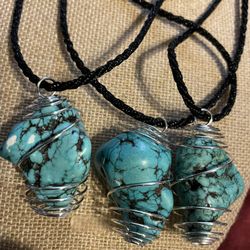 Turquoise Cage Necklaces