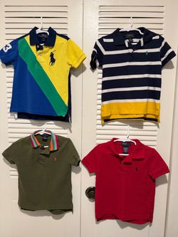 Polo Ralph Lauren Toddler Boys Polo Shirts Size 2T Bundle Lot of 4