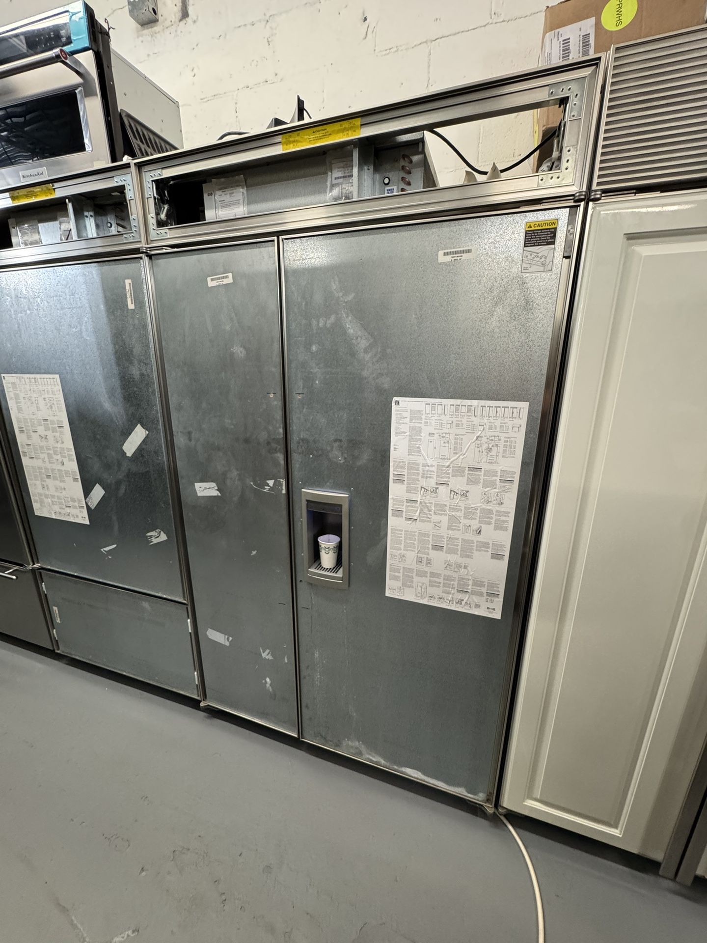 đĽ 48â Subzero Built-in Side By Side Panel Ready Refrigerator
