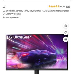 Lg 28inch Gaming Monitor Used 
