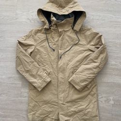 Waxed Cotton Canvas Parka Jacket