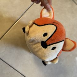 Small Orange Fox Stuffed Animal  