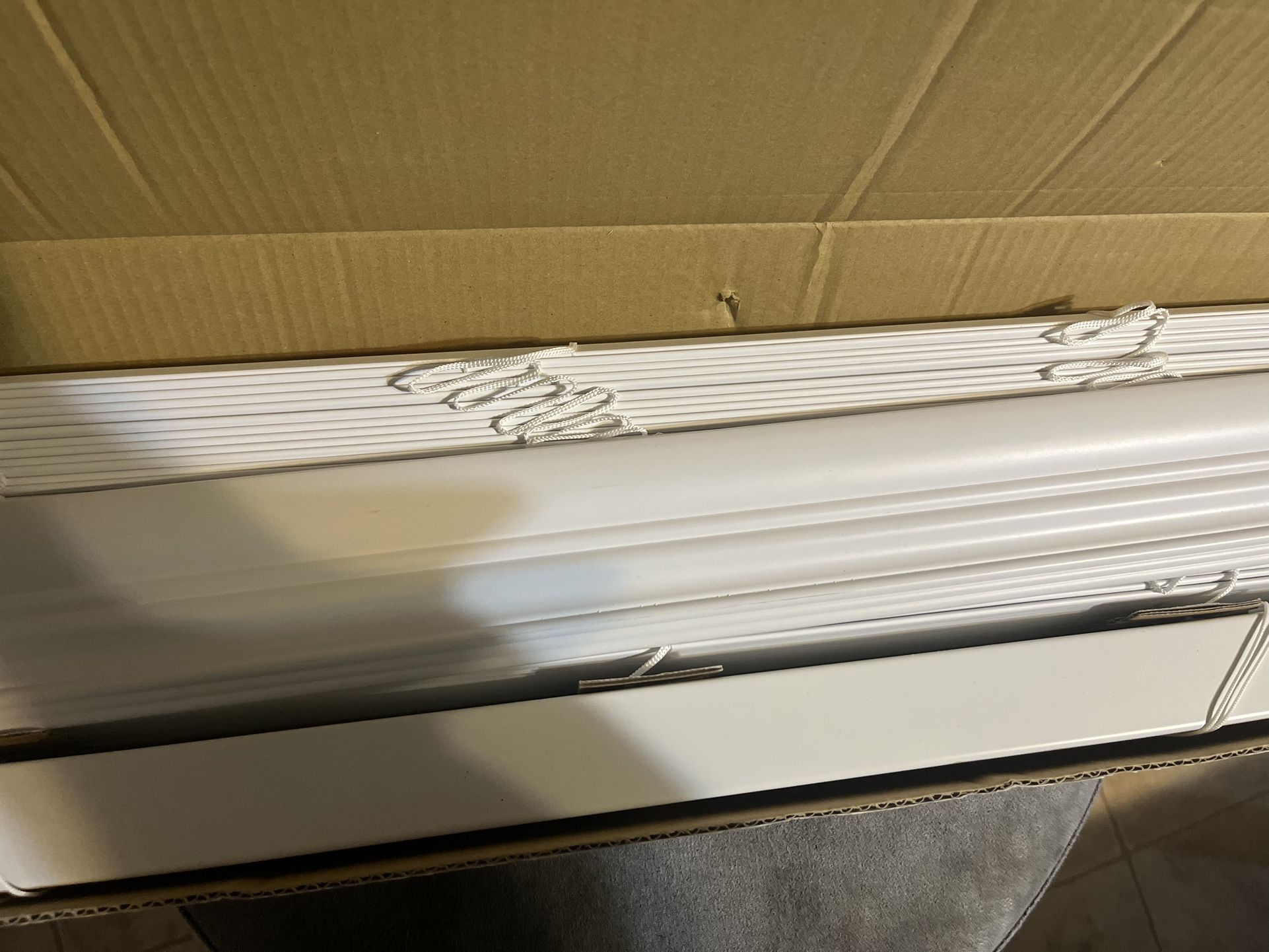 2” Faux Wood Blinds 29” X 60” White
