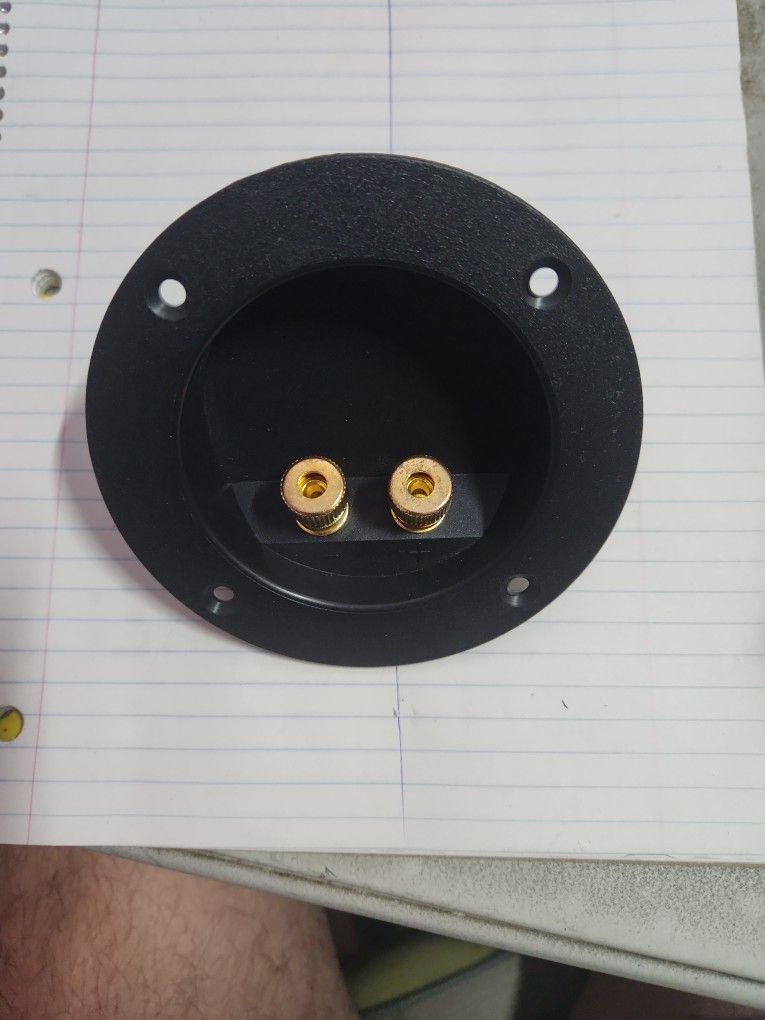 Round Subwoofer Box Terminal 4-1/4" (Each)