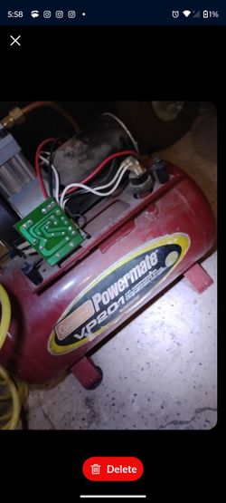 Coleman Powermate VP201 2-Gallon Air Compressor.