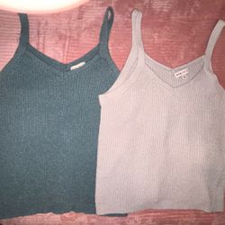 Ava & Viv Sweater Tanks Pair