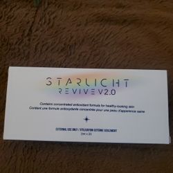 3 NIB Starlicht Revive 2.0 Highly Concentrated Antioxidant Skin Glass Ampoules 