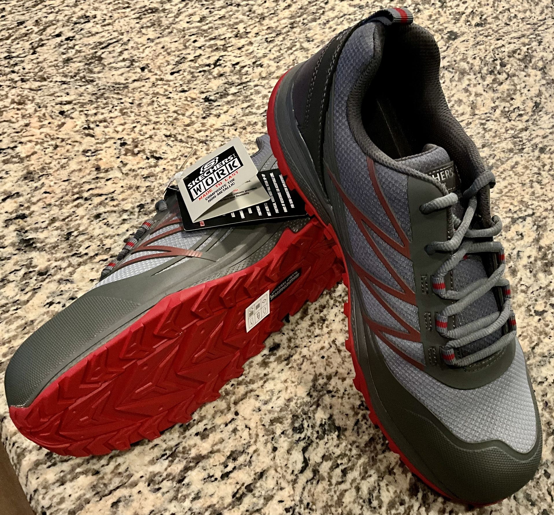 Skechers Men’s Work: Purxal ESD Composite Toe Work Shoes 200046 GYRD