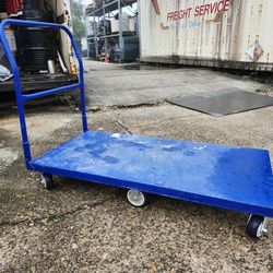Heavy Duty Rolling Cart, 6 wheels, 5 feet long