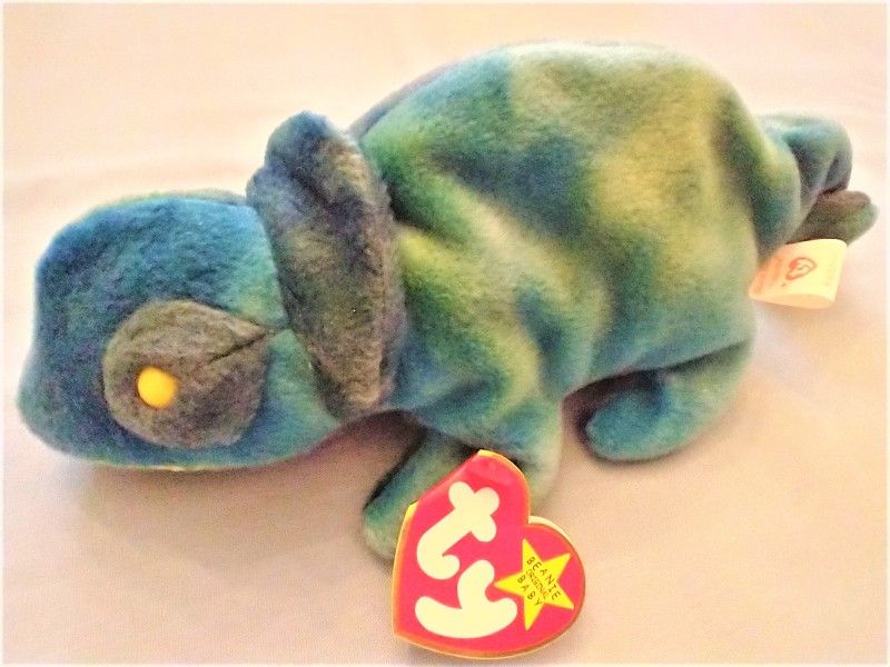 Rainbow Beanie baby Chameleon-