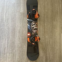 Burton Snowboard 152cm With Drake Bindings