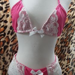 Pink And Lace Bikini 