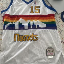 Carmelo Anthony hardwood classic Nuggets jersey 