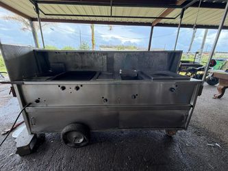 Carrito para tacos , hot dogs , hamburguesas