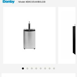 Danby 5.4 Cu. Ft. Single Tap Kegerator. STAYS COLD!