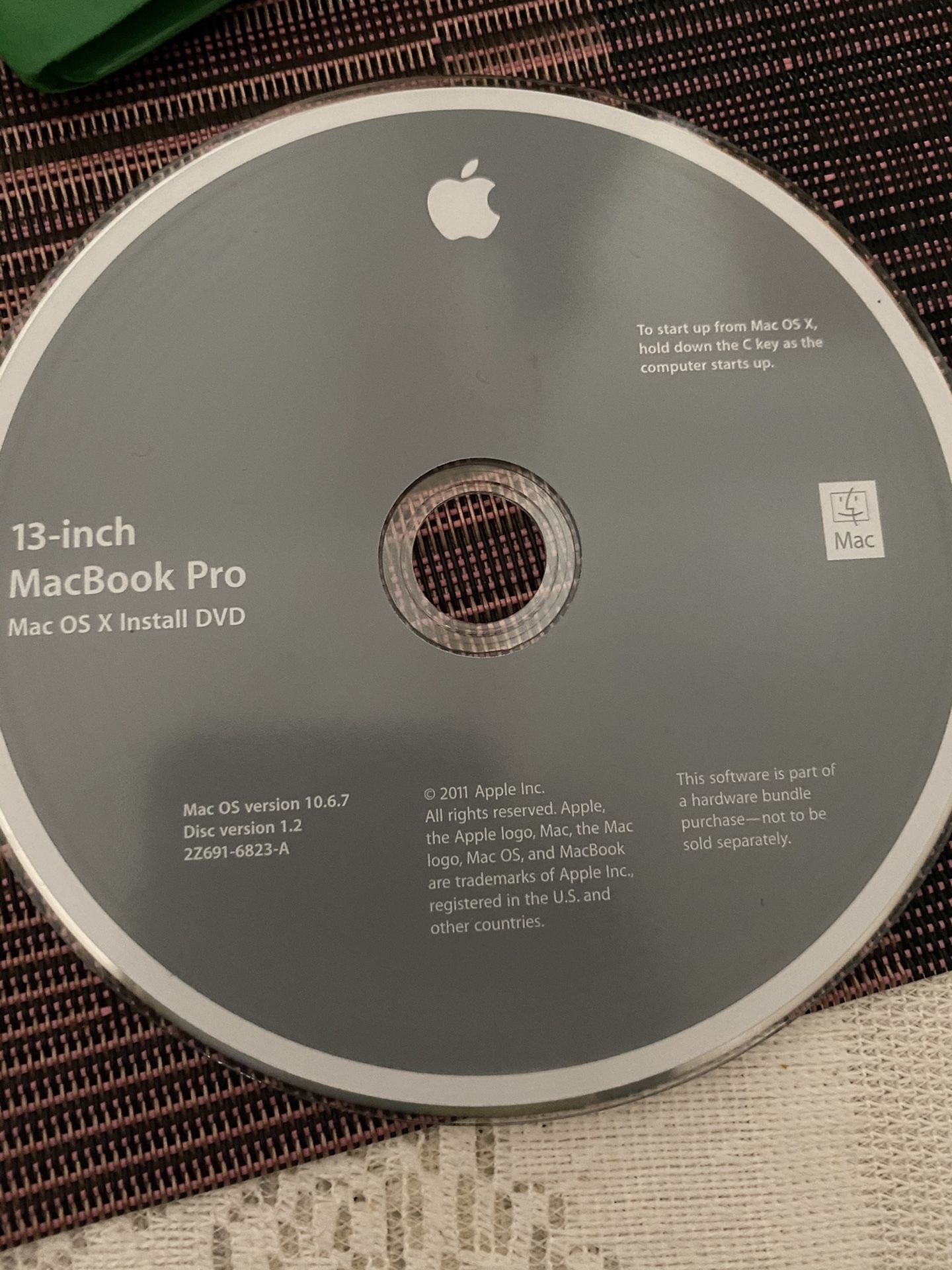 Mac OS X disk