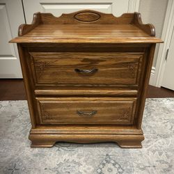 Oak Bedside Table