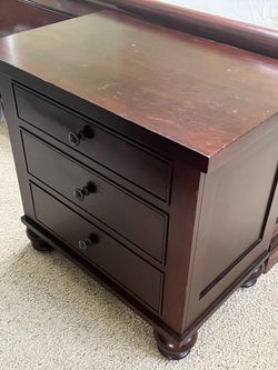 Nightstand solid wood