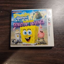SpongeBob SquarePants Plankton's Robotic Revenge Nintendo 3DS Game