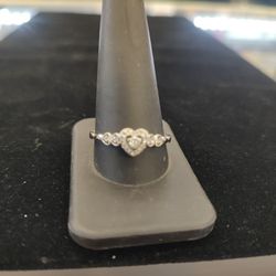 10k 2.6 g Diamond Promise Ring Sz 11.5