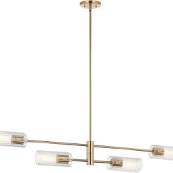 Kichler Lighting - Velestino 47.5" 4-Light Linear Chandelier 5268CPZ