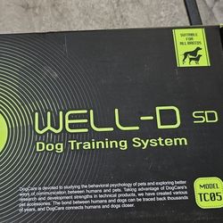 New In Box WELL-D SD Dog Training System  Model TC05