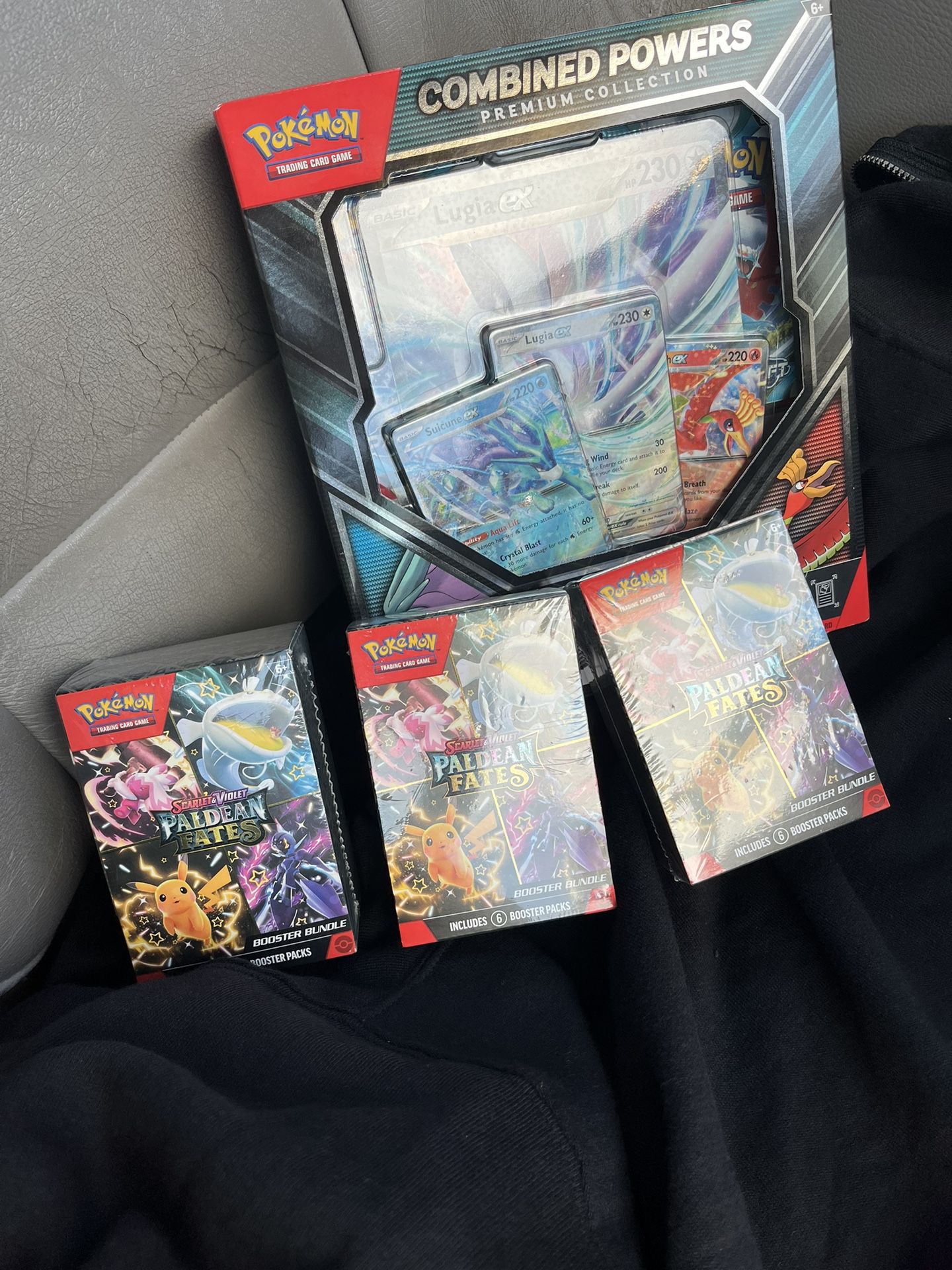 Pokémon Combined Powers And 6 Pack Booster Boxes 