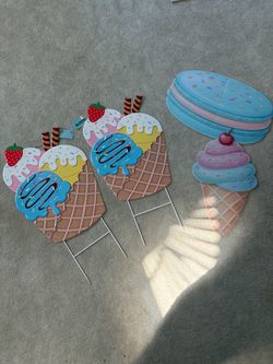 Ice cream/ Sweet one theme party decor