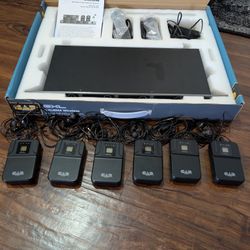 6X CAD IEM / Body pack System With Rack Mount Transmitter  (GXLIEM4)