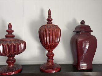 Red Vases