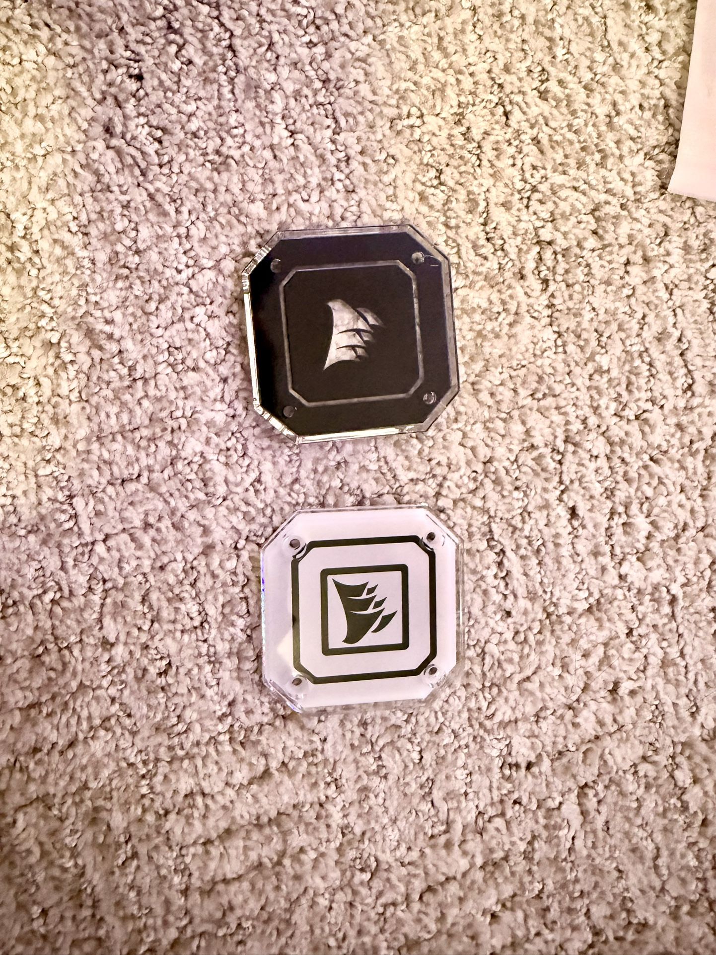 Corsair Elite Capellix Pump Caps – Black & White (New) 