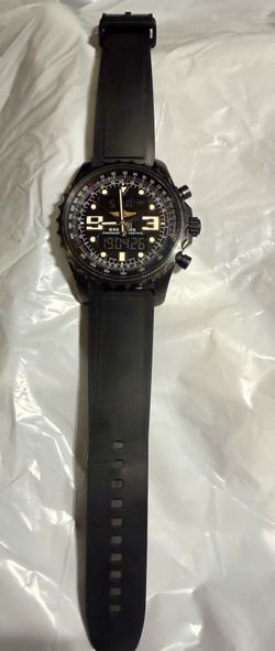 Breitling chronospace limited edition pilot with 2 band