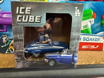 LA Dodgers Ice Cube Back to Back 2025 World Champs Bubble Head Figure