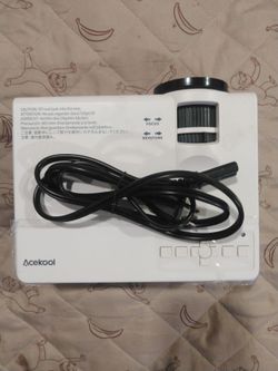 Acekool Mini Projector with Power Cable