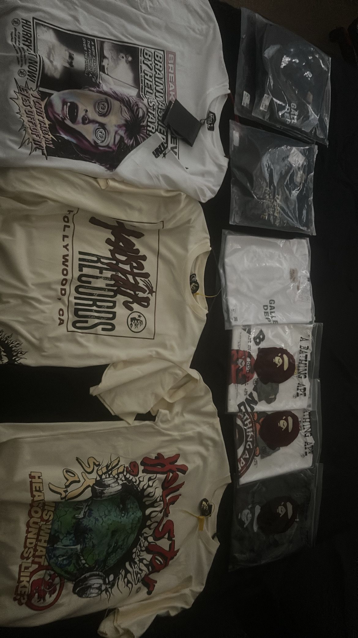 Bape, Hellstar, Gallery Dept