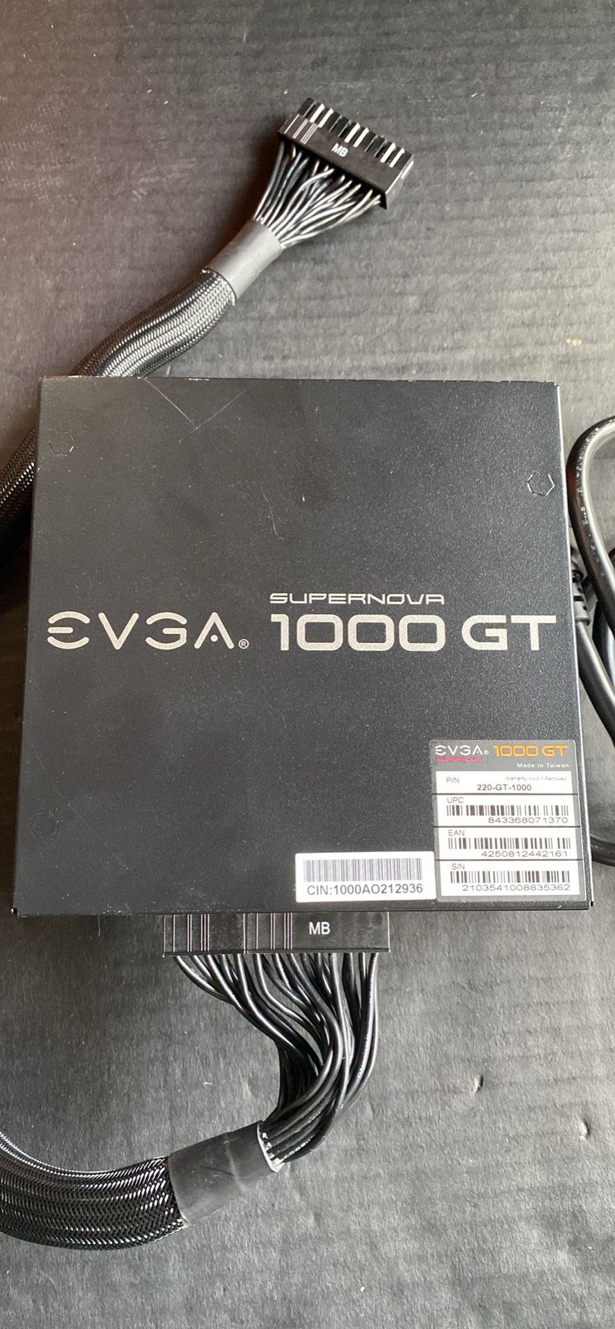 PSU - EVGA 1000GT power supply