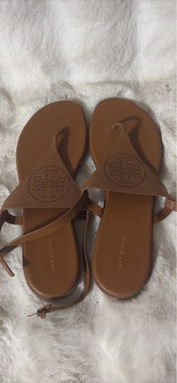 Tory Burch Tan Leather Sandals